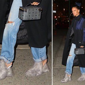 Maison Margiela faux fur mules 6(36) BNWOB